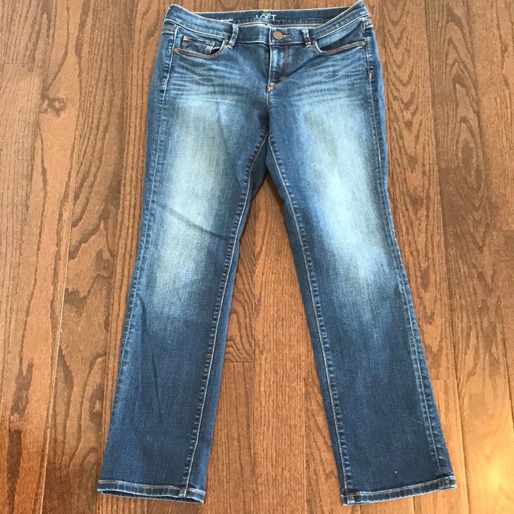 Modern straight loft jeans